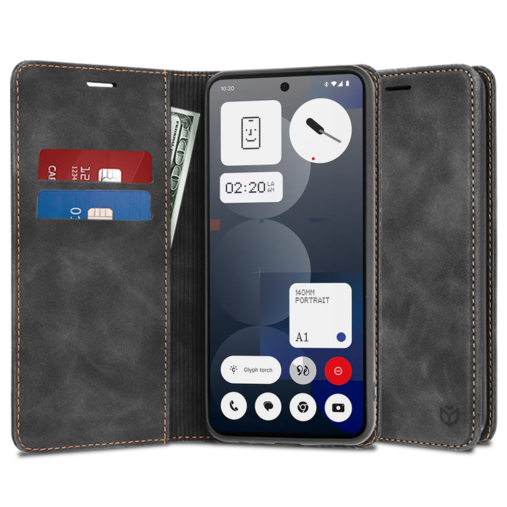 Case for Nothing Phone (3a) Pro - Techsuit Confy Cover - Черен