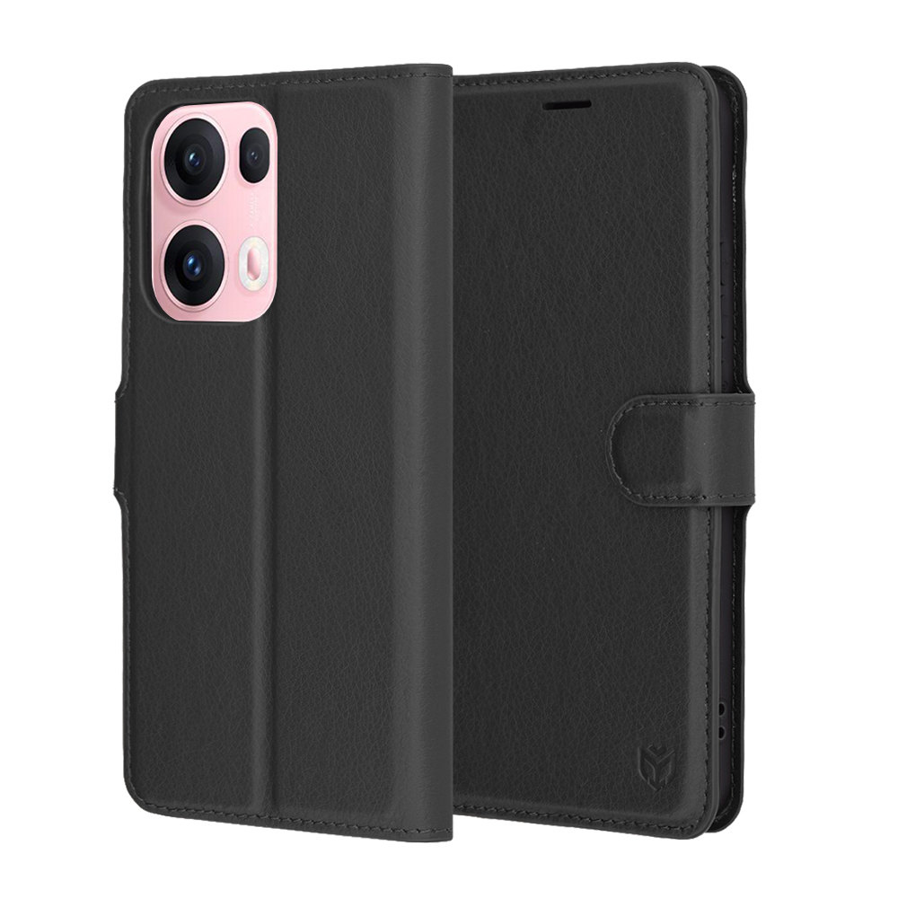 Калъф за Oppo Reno13 Pro - Techsuit Leather Folio - Черен