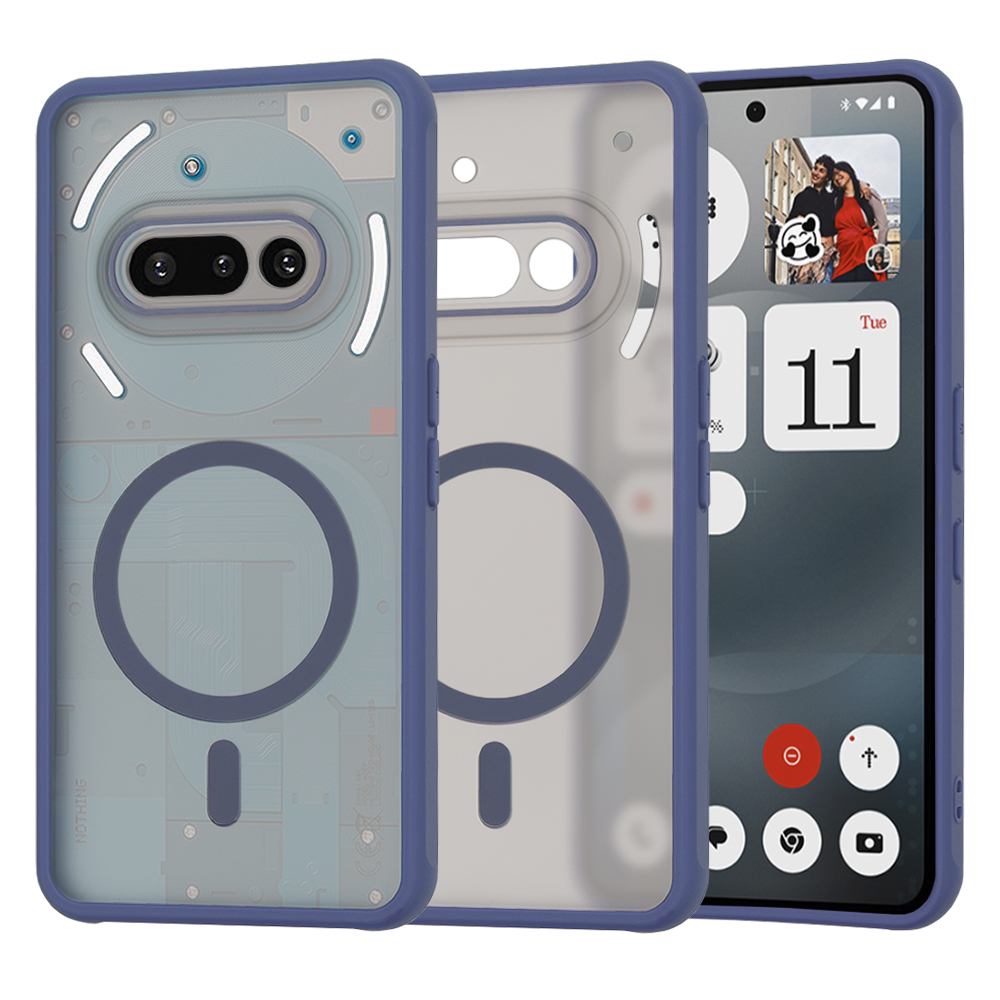 Nothing Phone Case (3a) - Techsuit HaloFrost MagSafe MagSafe Series - Deep Син