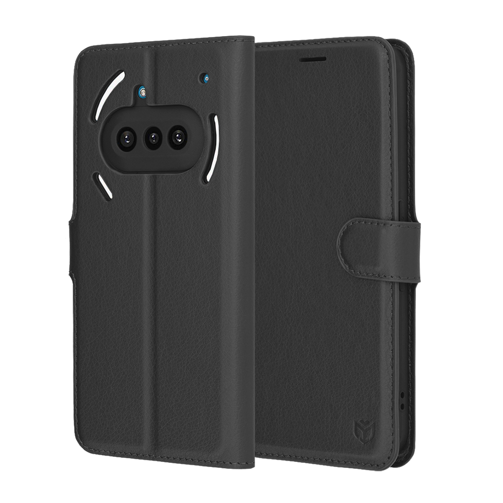 Калъф за телефон Nothing (3a) - Techsuit Leather Folio - Черен