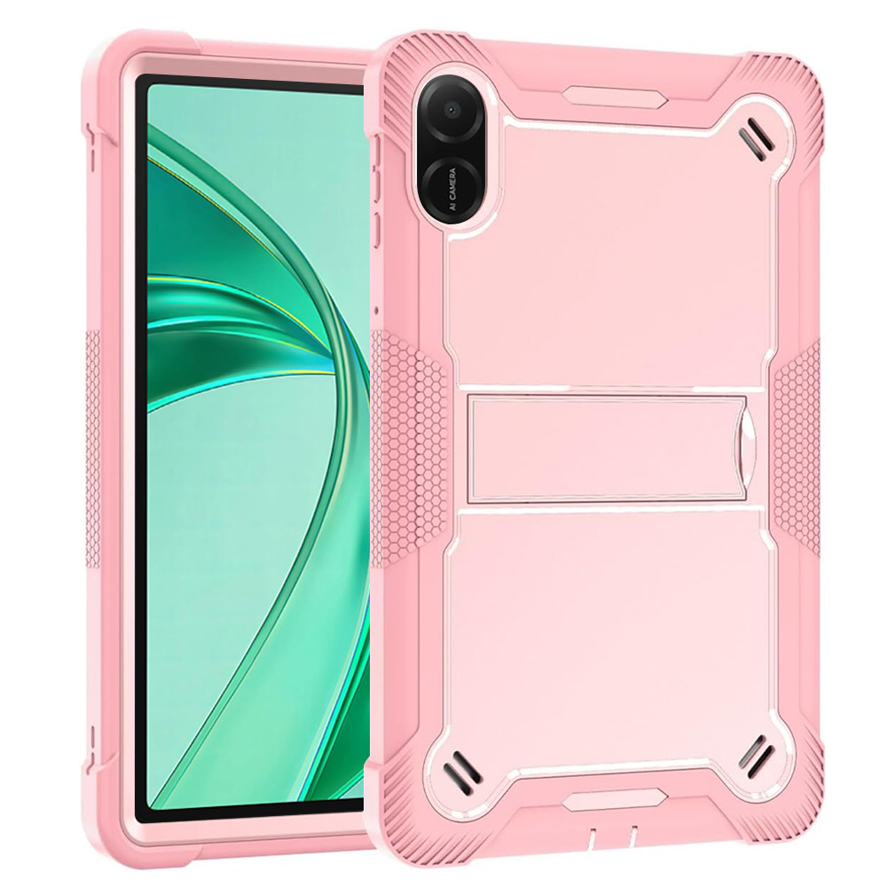 Калъф за Honor Pad X8a + капак - Techsuit Rugged TabShell - розово злато
