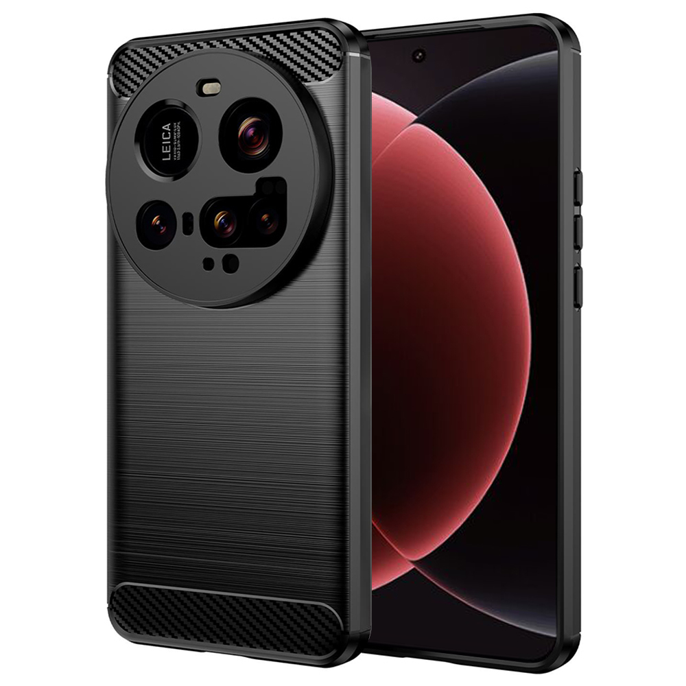 Калъф за Xiaomi 15 Ultra - Techsuit Carbon Silicone - Черен
