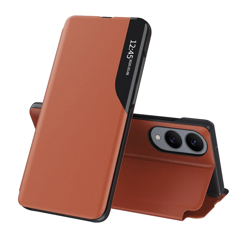 Калъф за Samsung Galaxy S25 Edge - Techsuit eFold Series - Оранжев