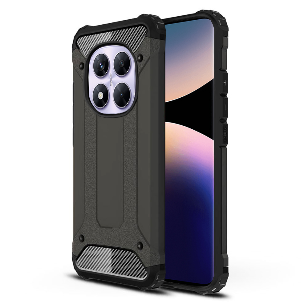 Калъф за Xiaomi Redmi Note 14 Pro 5G / Poco X7 - Techsuit Hybrid Armor - Черен