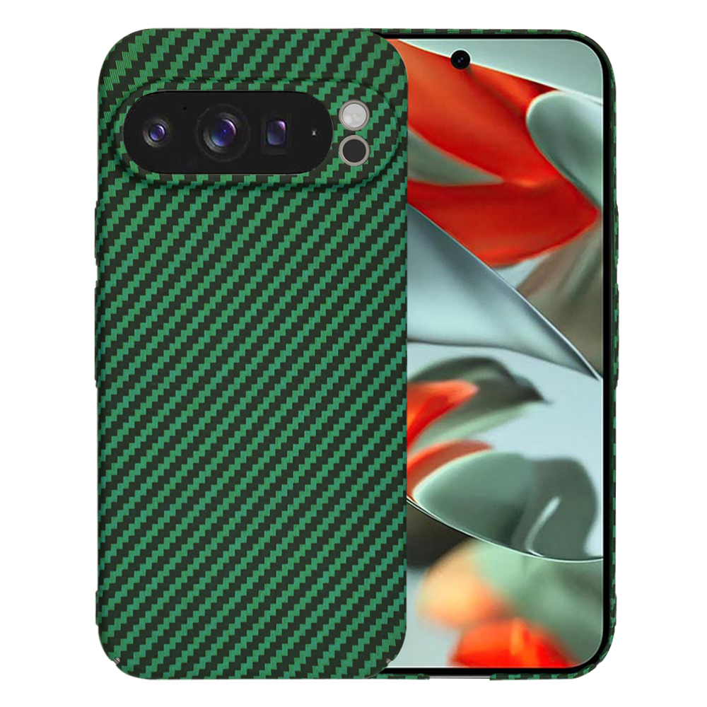 Калъф за Google Pixel 9 Pro XL - Techsuit Carbonite FiberShell - Зелен