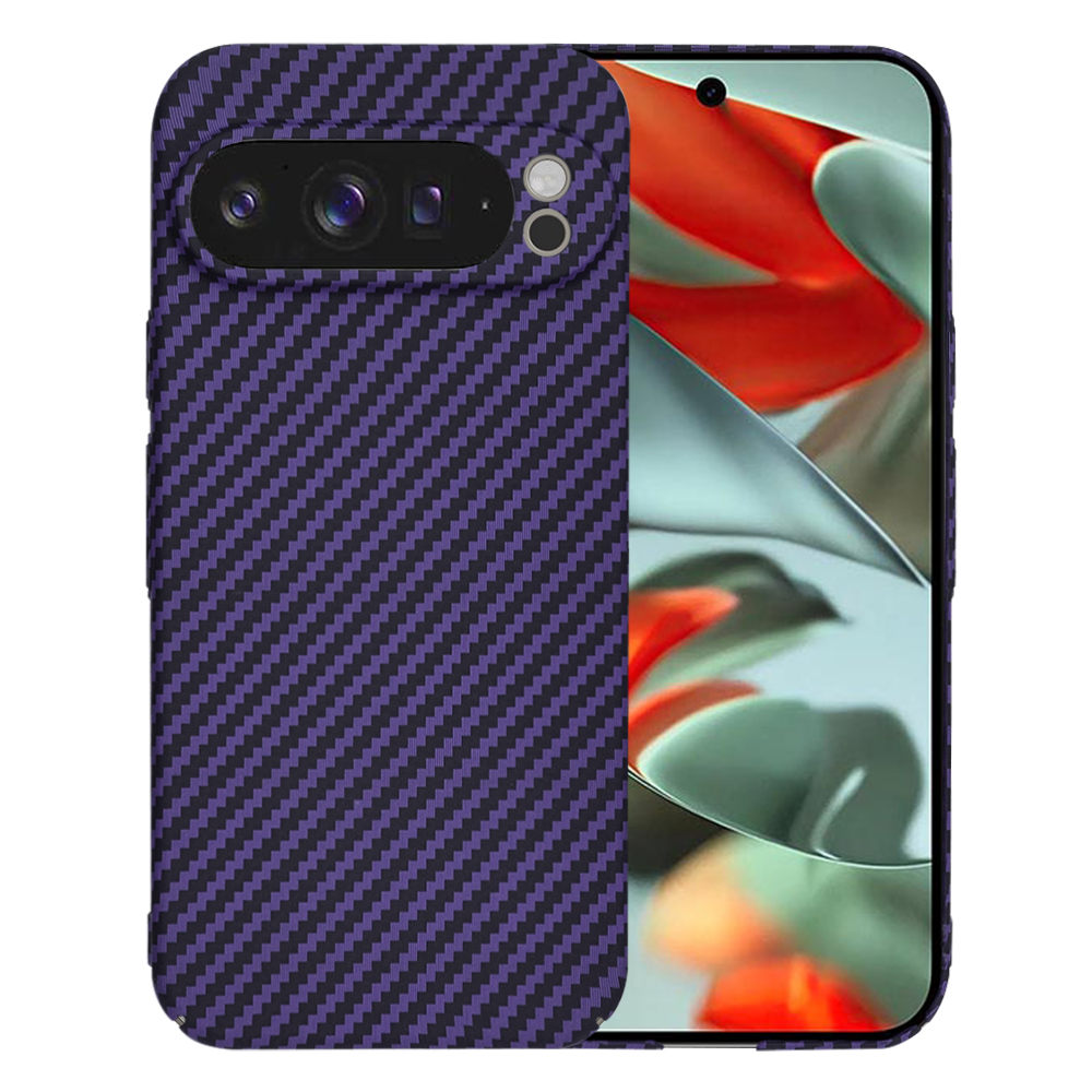 Калъф за Google Pixel 9 Pro XL - Techsuit Carbonite FiberShell - Лилав