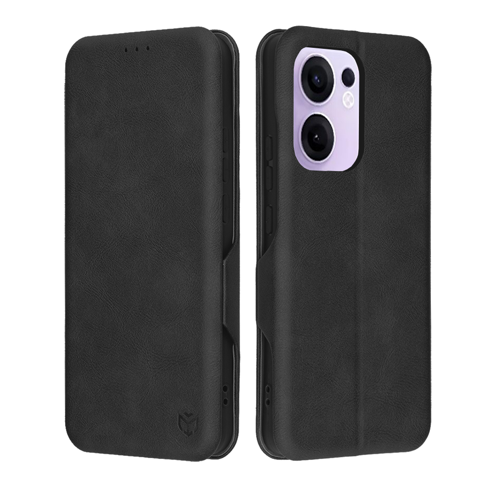 Калъф за Oppo Reno13 F 4G / Reno13 F 5G / Reno13 FS 5G - Techsuit Safe Wallet Plus - Черен