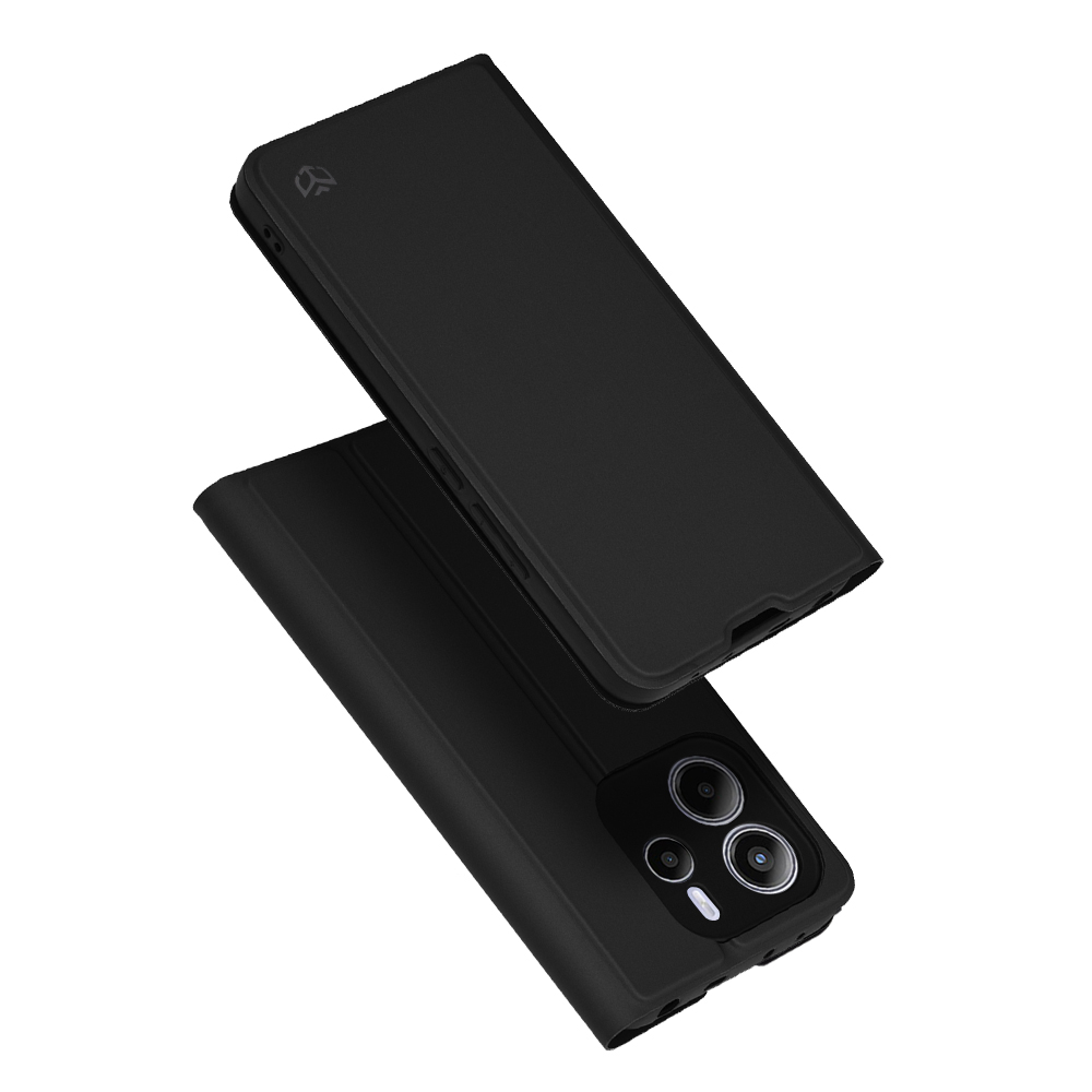 Калъф за Xiaomi Redmi Note 14 4G (Стандартен) - Techsuit Magskin Book - Черен