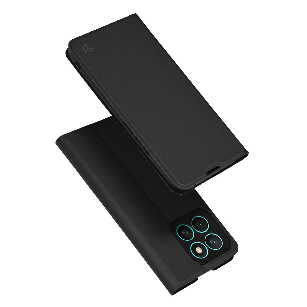 Калъф за Honor X8c - Techsuit Magskin Book - Черен