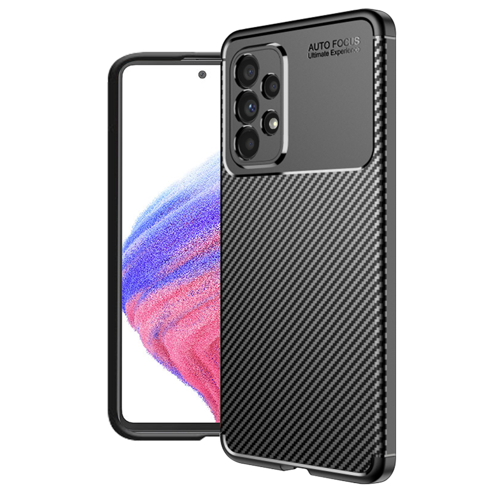Калъф за Samsung Galaxy A53 5G - Techsuit CarbonFiber - Черен