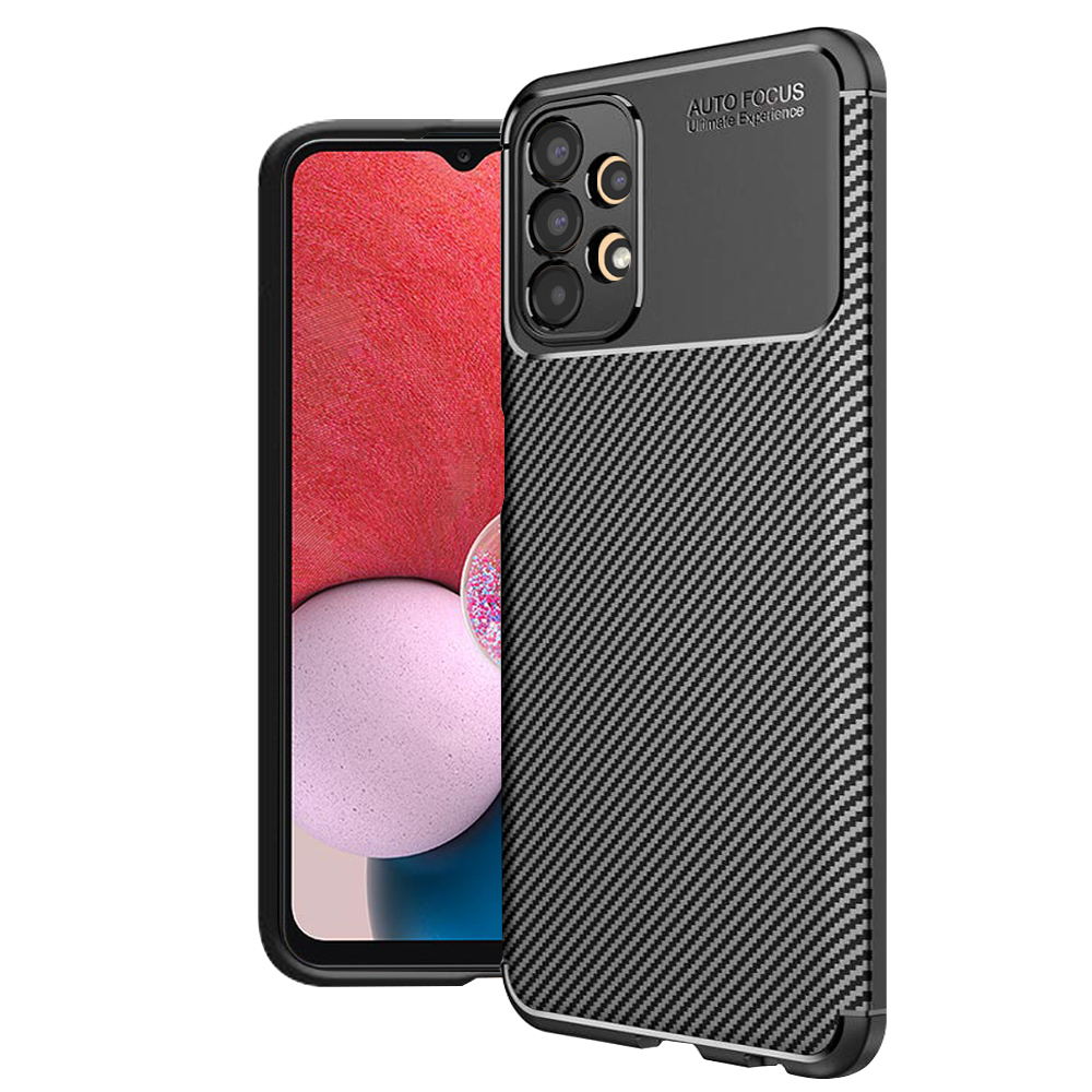 Калъф за Samsung Galaxy A13 4G - Techsuit CarbonFiber - Черен