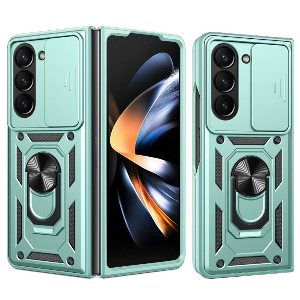 Калъф за Samsung Galaxy Z Fold5 - Techsuit CamShield Series - Зелен
