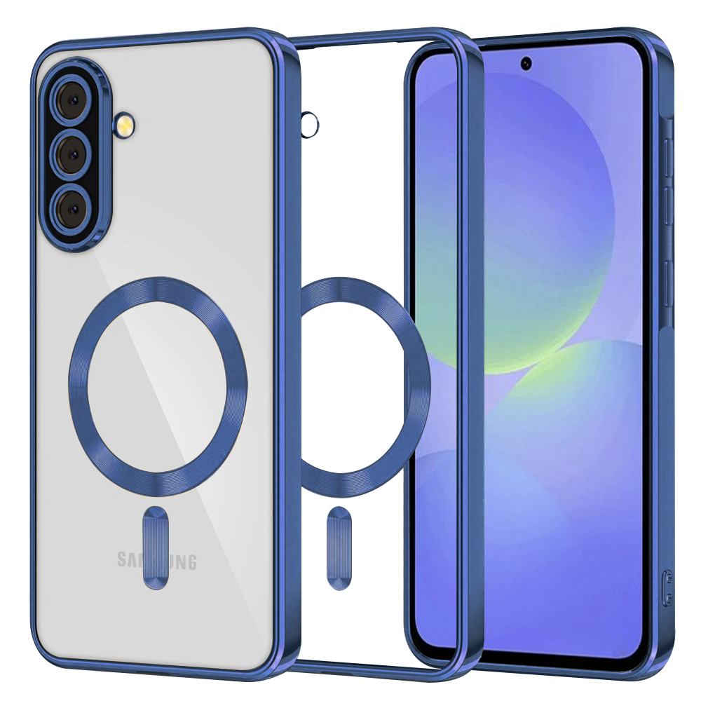 Калъф за Samsung Galaxy A36 5G / A56 5G - Techsuit Luxury Crystal MagSafe - Deep Син