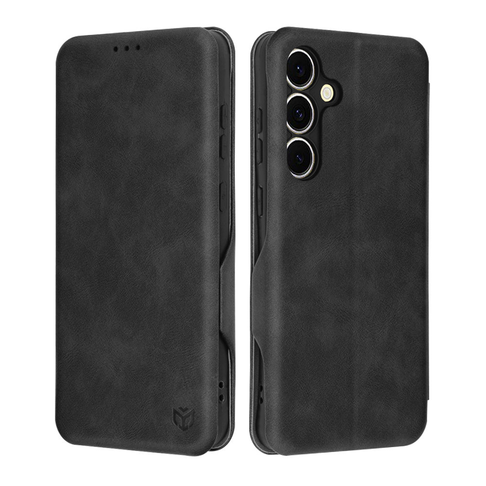 Калъф за Samsung Galaxy S24 FE - Techsuit Safe Wallet Plus - Черен