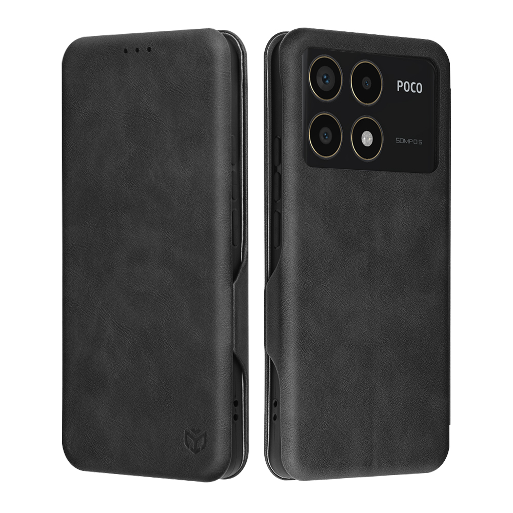 Калъф за Xiaomi Poco F6 Pro - Techsuit Safe Wallet Plus - Черен