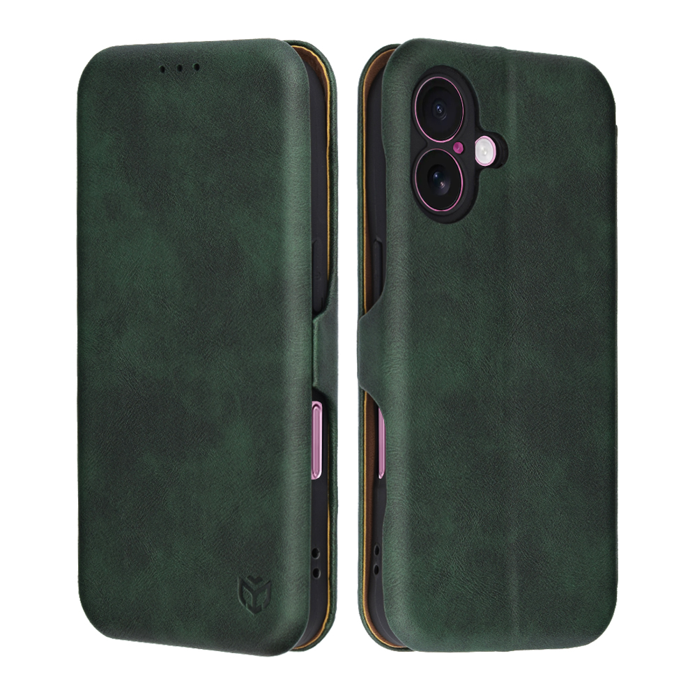Калъф за iPhone 16 Plus - Techsuit Safe Wallet Plus - Зелен