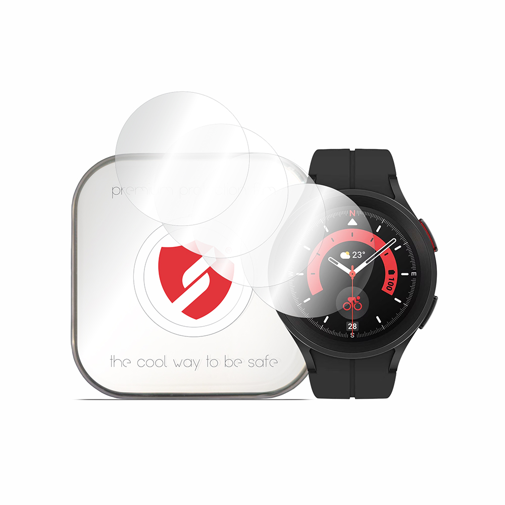 [4x Pack] Samsung Galaxy Watch5 Pro - Smart Protection Classic - Прозрачен
