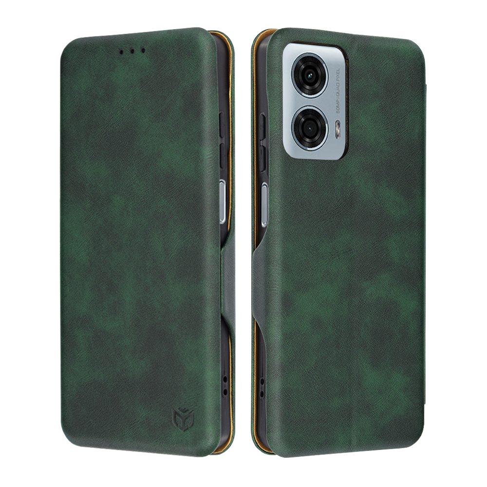 Калъф за Motorola Moto G24 Power - Techsuit Safe Wallet Plus - Зелен