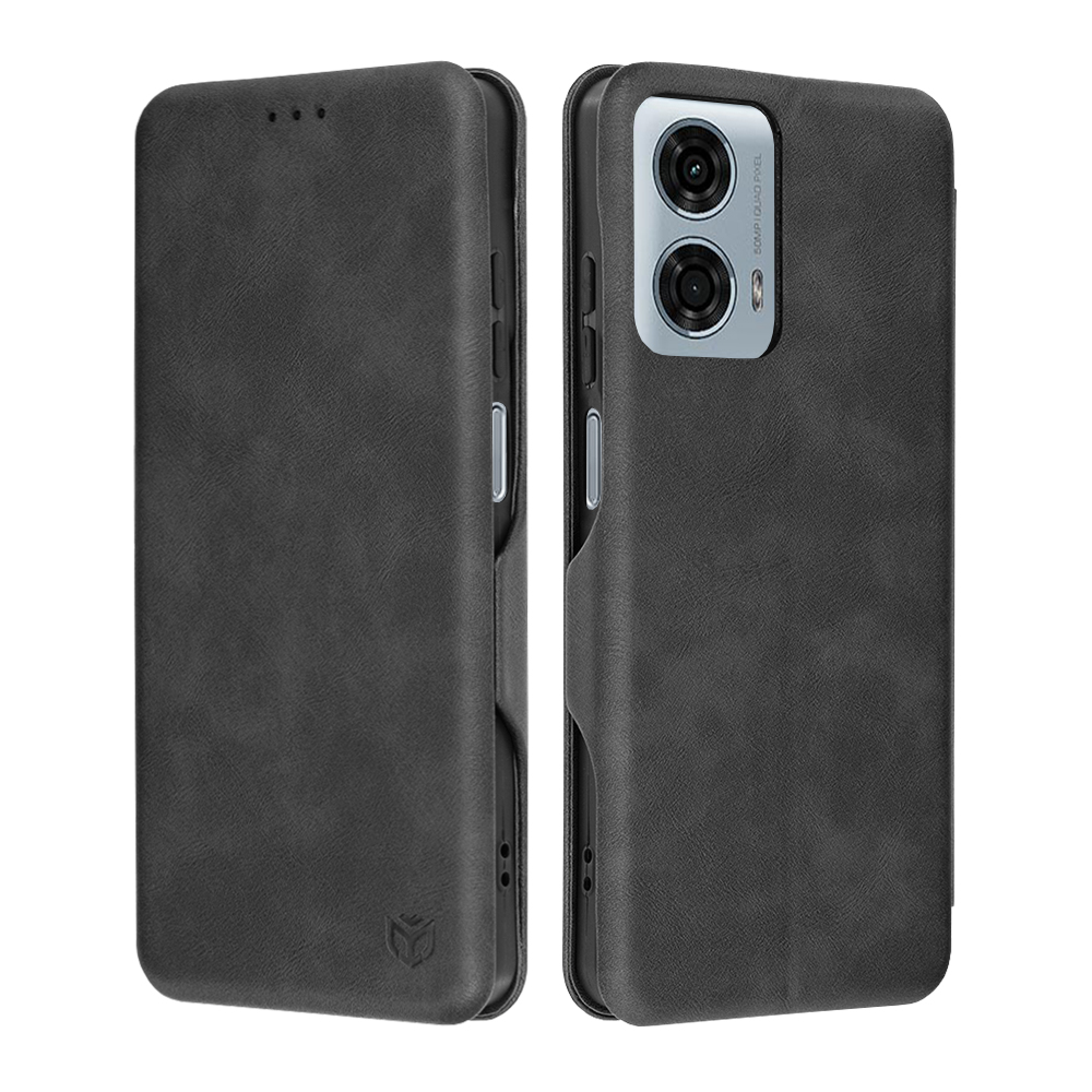 Калъф за Motorola Moto G24 Power - Techsuit Safe Wallet Plus - Черен