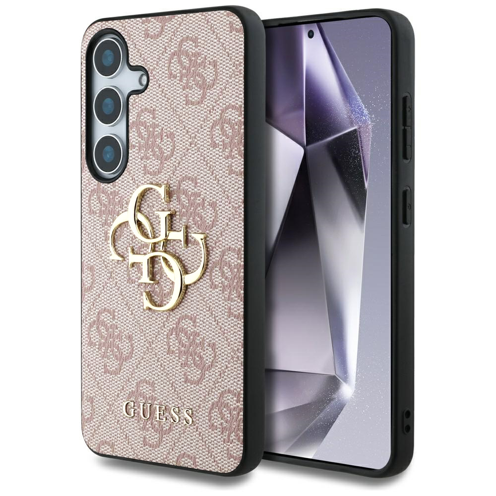 Калъф за Samsung Galaxy S25 Plus - Guess Hardcase 4G Big Metal Logo (GUHCS25M4GMGPI) - Розов