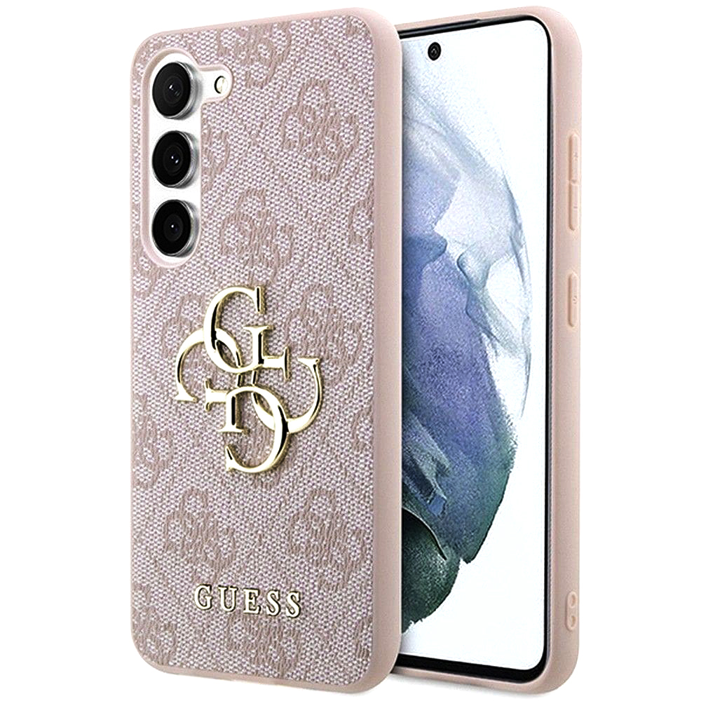 Калъф за Samsung Galaxy A55 5G - Guess Hardcase 4G Big Metal Logo (GUHCSA554GMGPI) - Розов