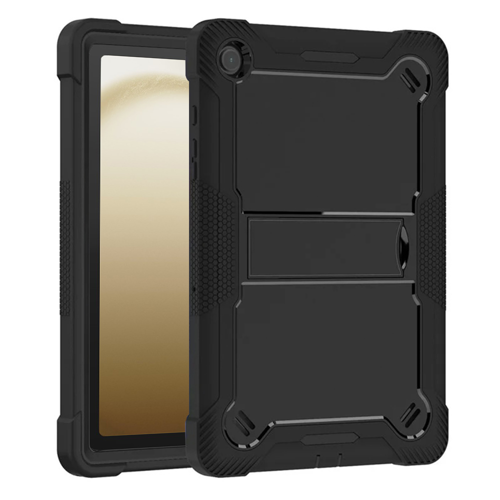 Калъф за Samsung Galaxy Tab A9 Plus + Капак - Techsuit Rugged TabShell - Черен