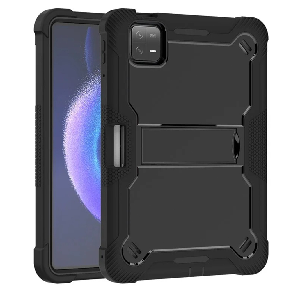 Калъф за Xiaomi Pad 6 / Pad 6 Pro + Cover - Techsuit Rugged TabShell - Черен