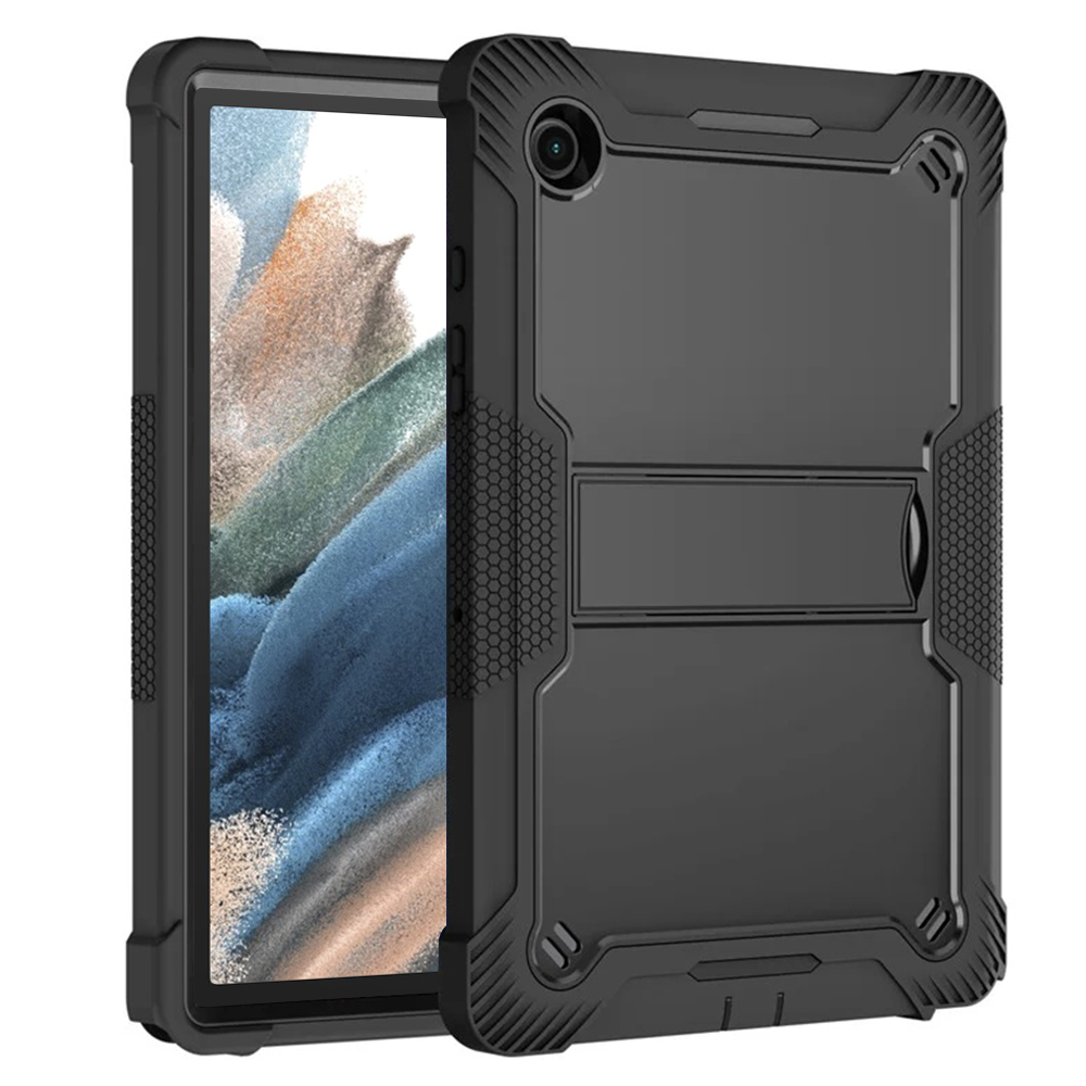 Калъф за Samsung Galaxy Tab A8 10.5 (2021) + Капак - Techsuit Rugged TabShell - Черен