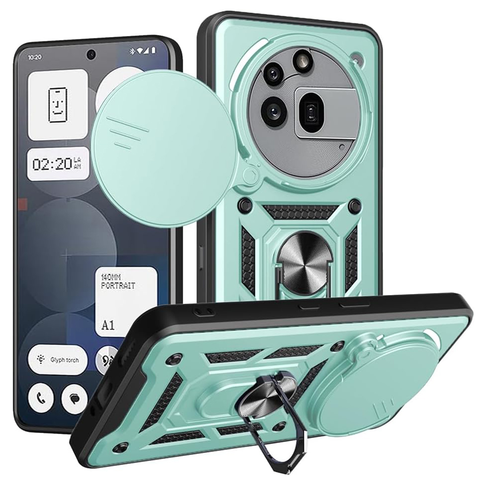Калъф за телефон Nothing (3a) Pro - Techsuit CamShield Series - Зелен