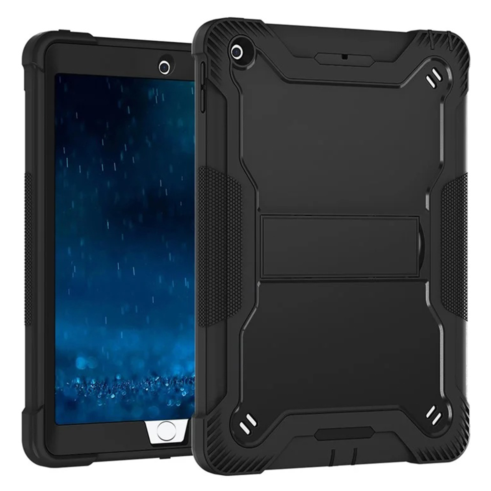 Калъф за iPad 9.7 (2017 / 2018) + Калъф - Techsuit Rugged TabShell - Черен