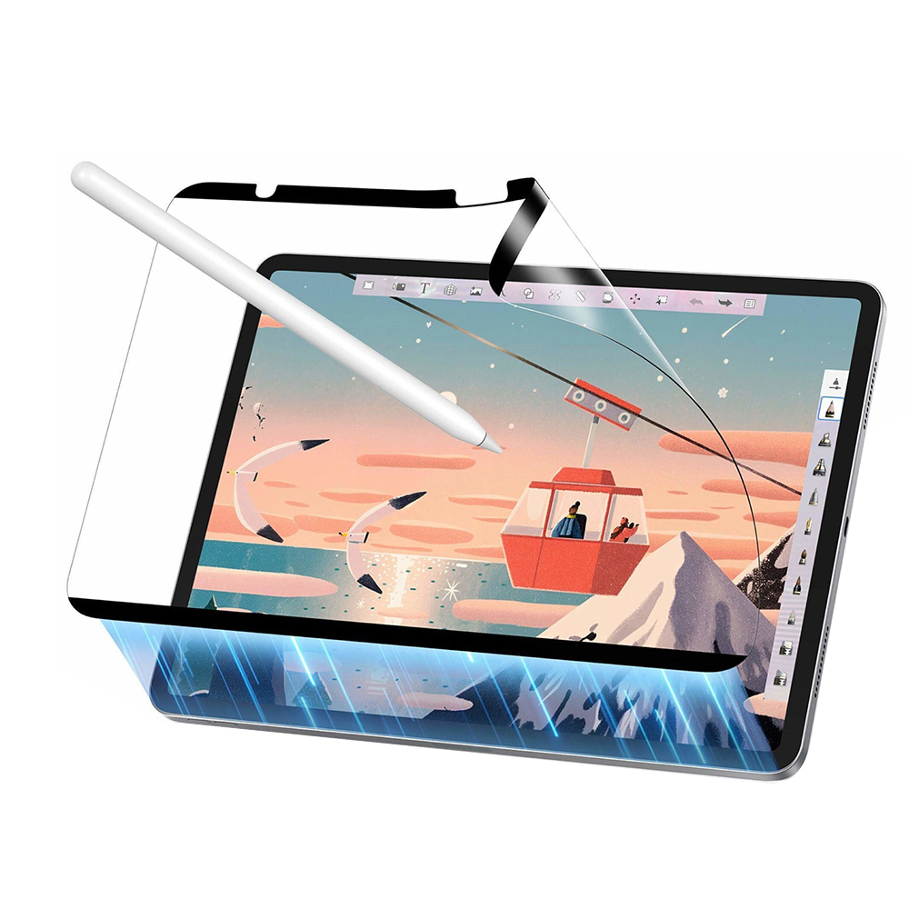 Капак за iPad 10 (2022) 10.9 / 11 (2025) / 12 (2026) - ESR, магнитен на усещане за хартия - Прозрачен
