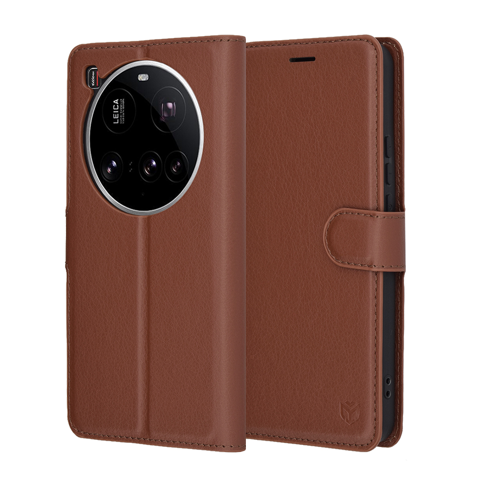 Калъф за Xiaomi 15 Ultra - Techsuit Leather Folio - Кафяв