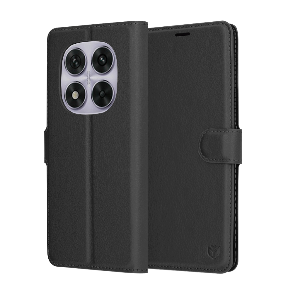 Калъф за Xiaomi Redmi Note 14 Pro 5G / Redmi Note 14 Pro+ 5G / Poco X7 - Techsuit Leather Folio - Черен