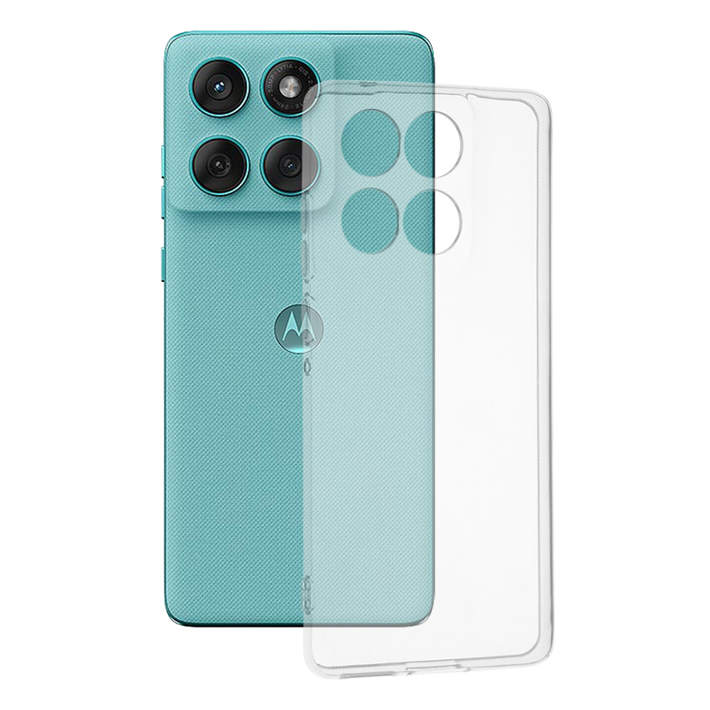 Калъф за Motorola Edge 60 / Edge 60 Fusion - Techsuit Прозрачен Silicone - Прозрачен