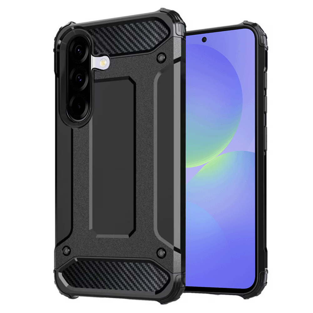 Калъф за Samsung Galaxy A36 5G / A37 5G - Techsuit Hybrid Armor - Черен