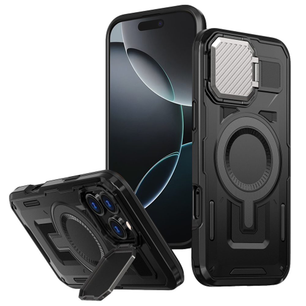 Калъф за iPhone 16 Pro - Techsuit CamVault CamVault MagSafe - Черен