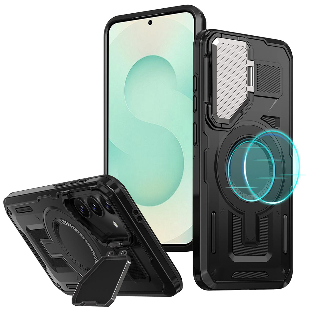 Калъф за Samsung Galaxy S25 Plus - Techsuit CamVault CamVault MagSafe - Черен