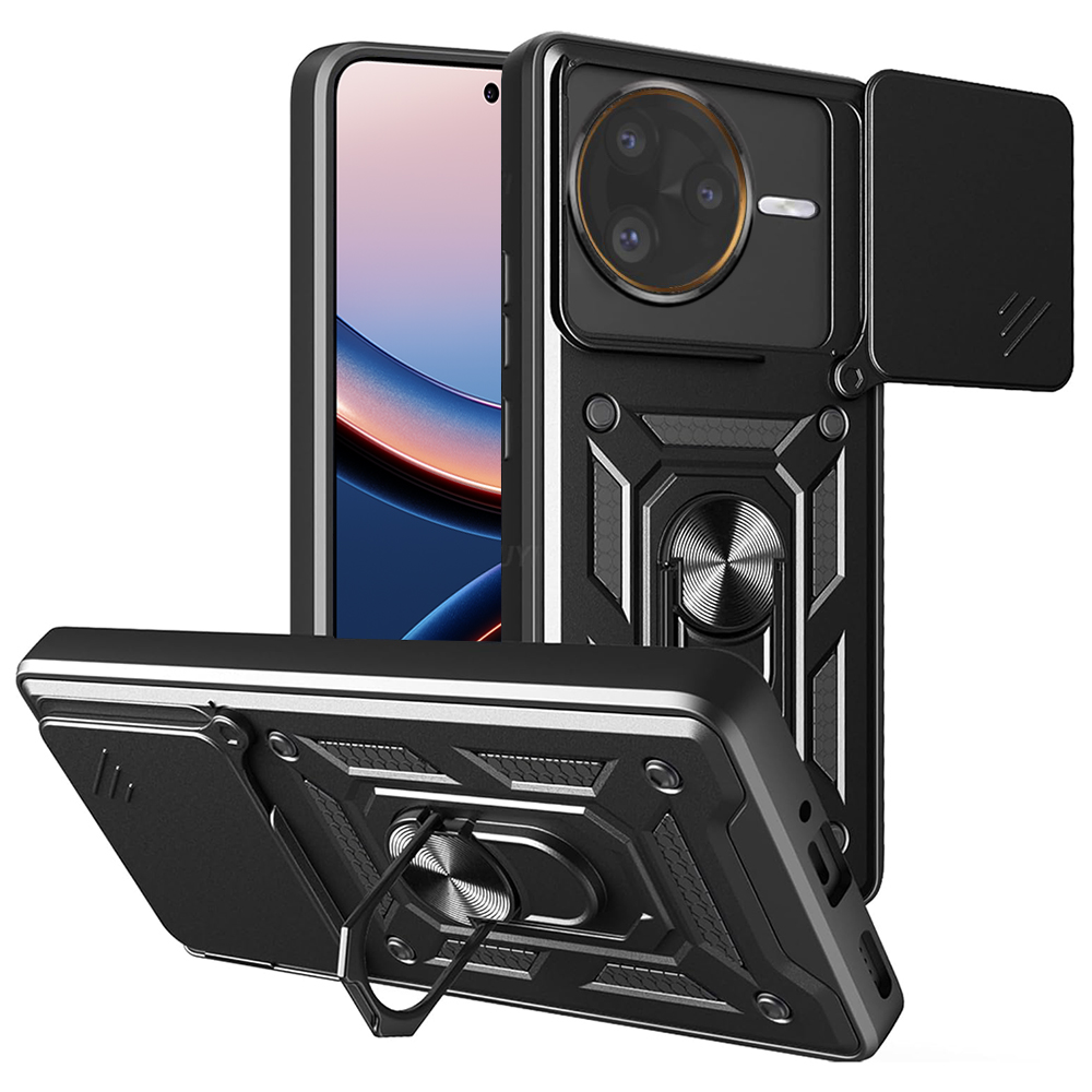 Калъф за Xiaomi Poco F7 Ultra - Techsuit CamShield Series - Черен