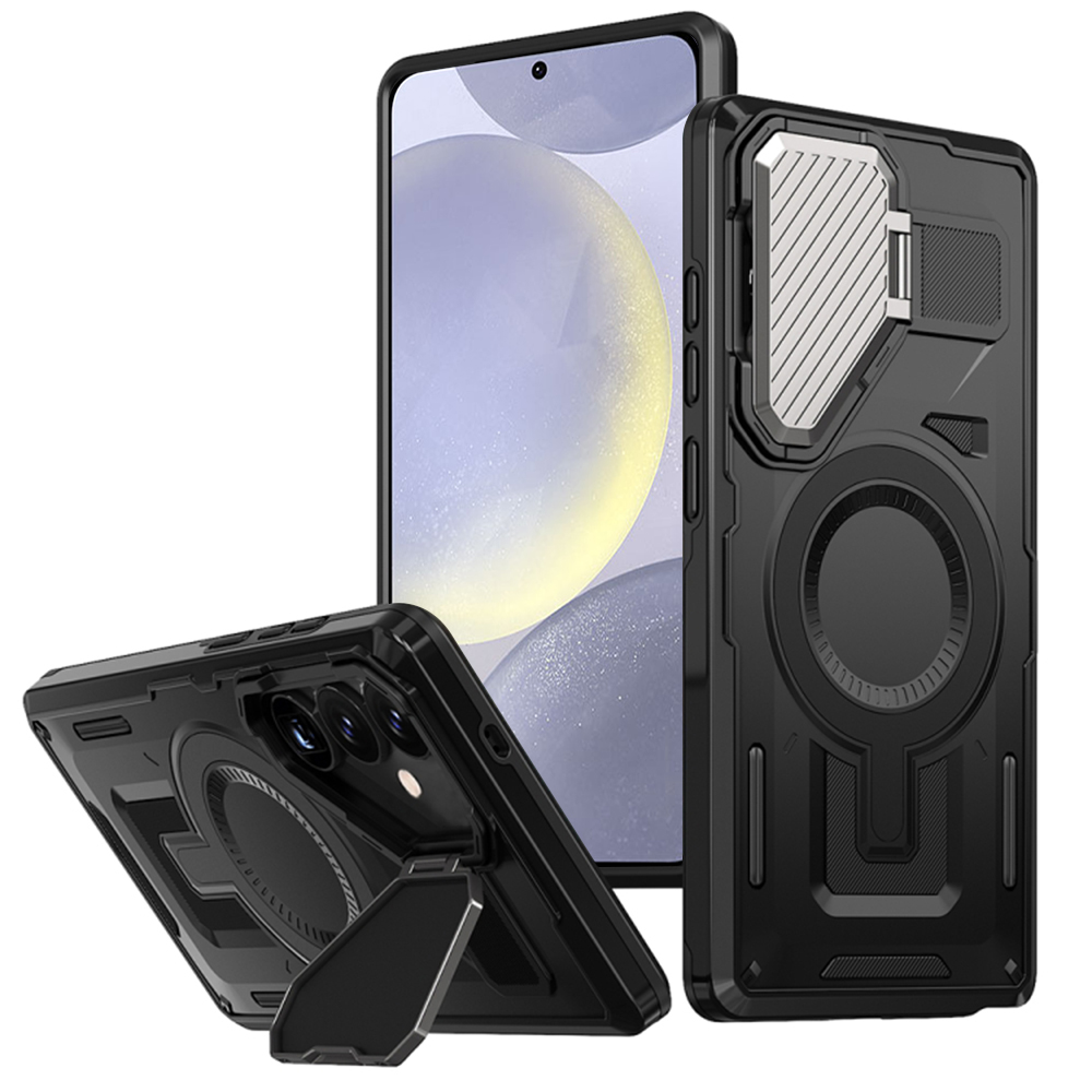 Калъф за Samsung Galaxy S24 Plus - Techsuit CamVault CamVault MagSafe - Черен