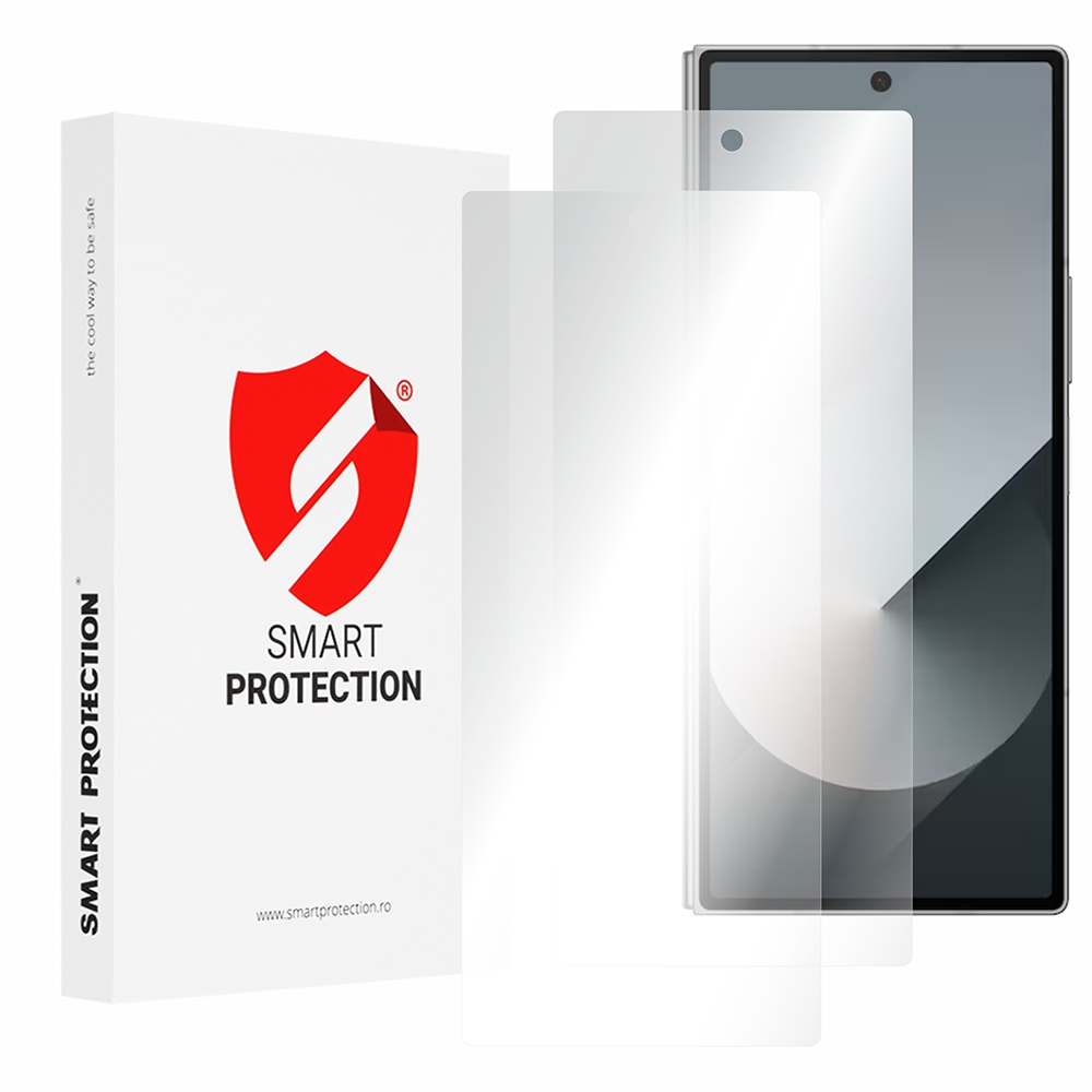 [2x Pack] Premium Samsung Galaxy Z Fold7 - Smart Protection Classic [Преден екран] - Прозрачен