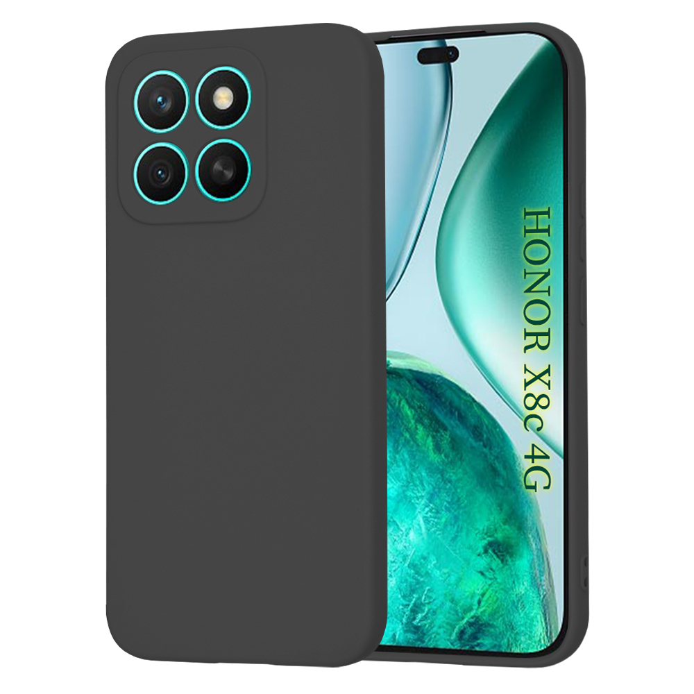 Калъф за Honor X8c - Techsuit SoftFlex - Черен