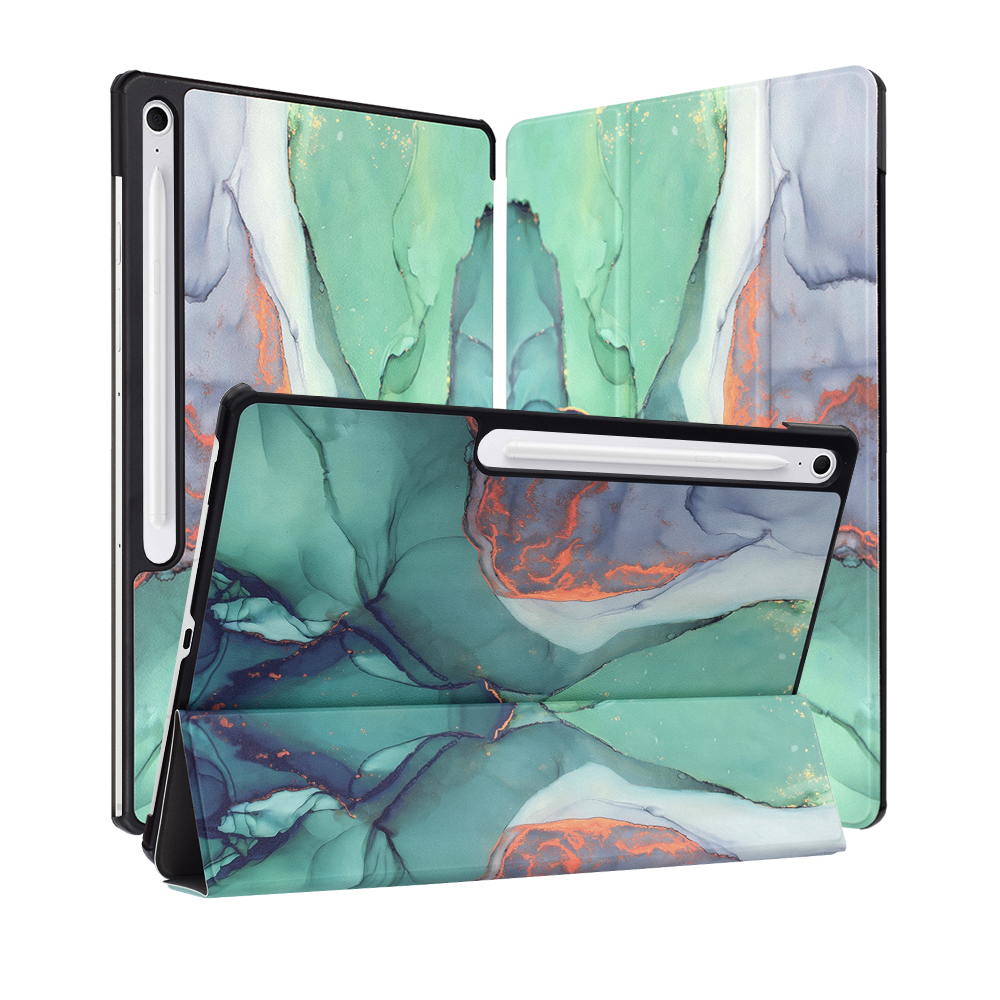 Калъф за Samsung Galaxy Tab S10 FE Plus - Techsuit FoldPro - Зелен Time