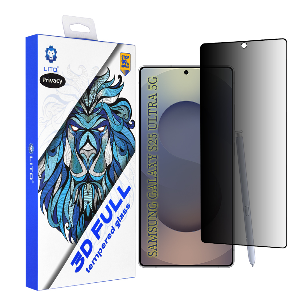 Капак за Samsung Galaxy S25 Ultra - Lito 3D Full Cover - Privacy