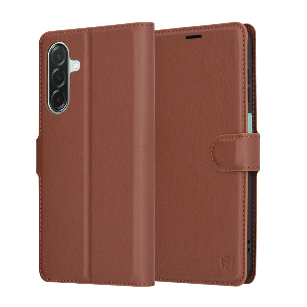 Калъф за Samsung Galaxy A26 5G - Techsuit Leather Folio - Кафяв
