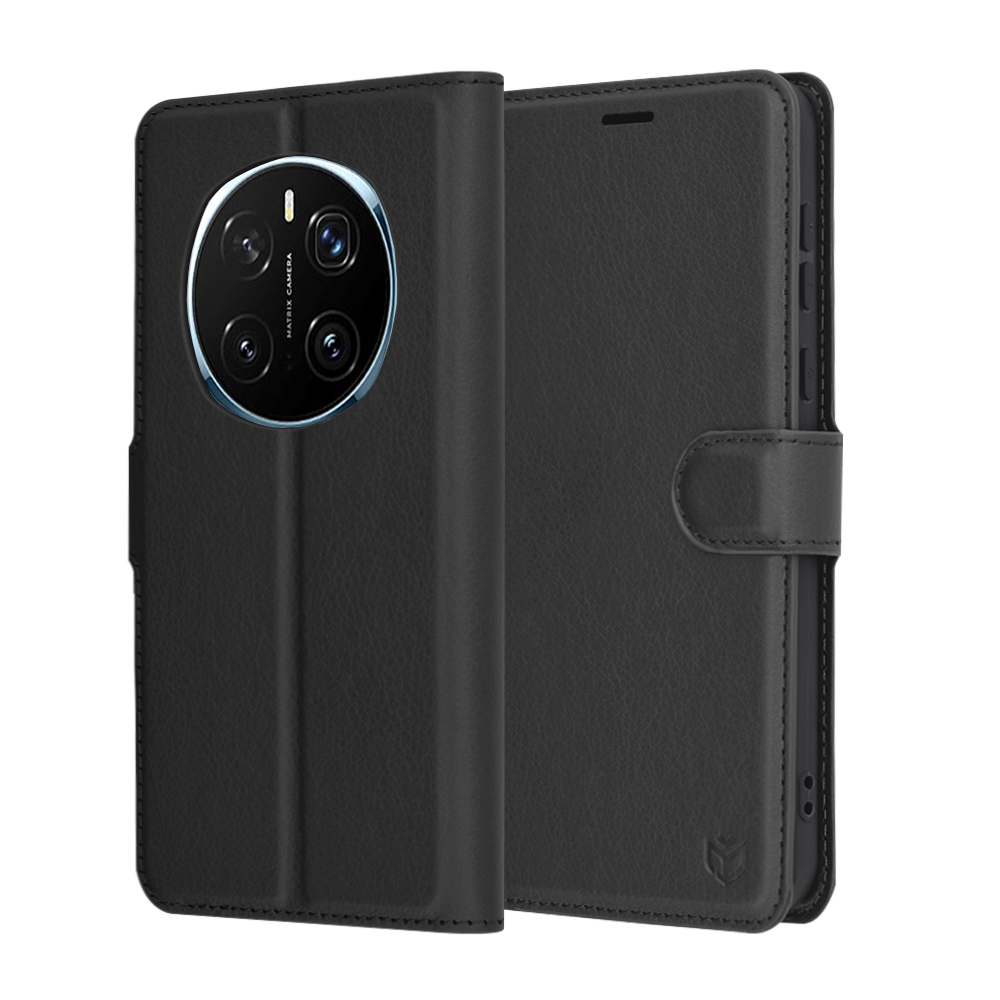 Калъф за Honor Magic7 Pro - Techsuit Leather Folio - Черен