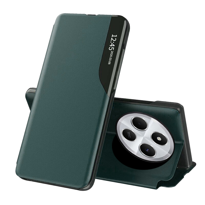 Калъф за Xiaomi Redmi 14C / Poco C75 - Techsuit eFold Series - Тъмнозелен