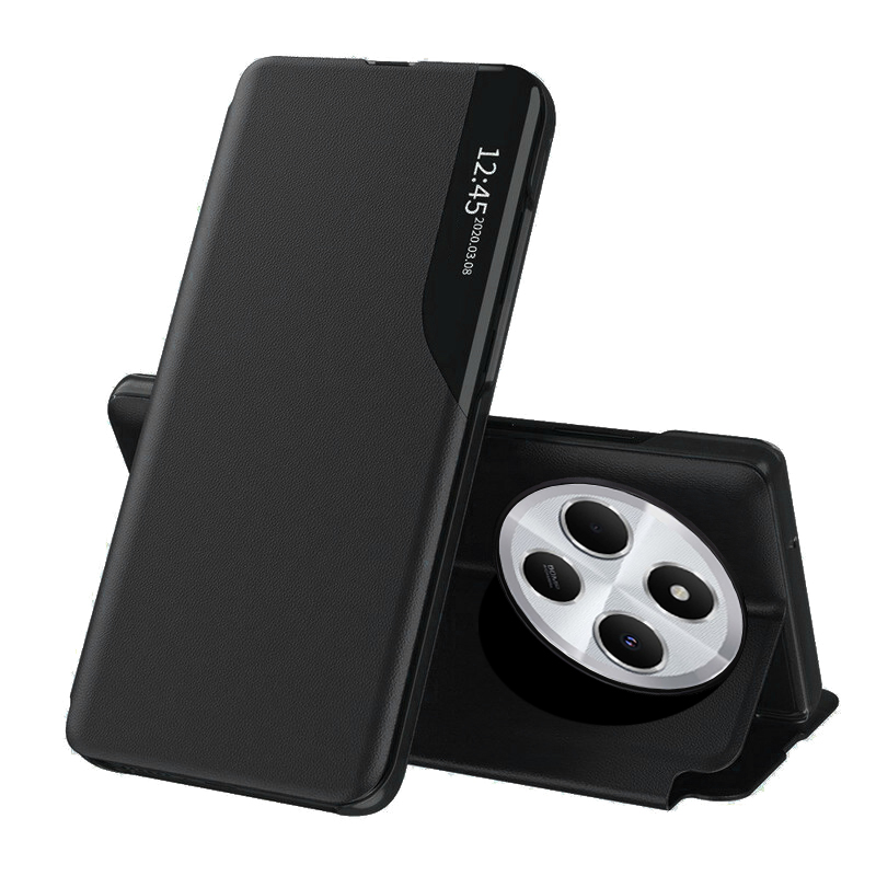 Калъф за Xiaomi Redmi 14C / Poco C75 - Techsuit eFold Series - Черен