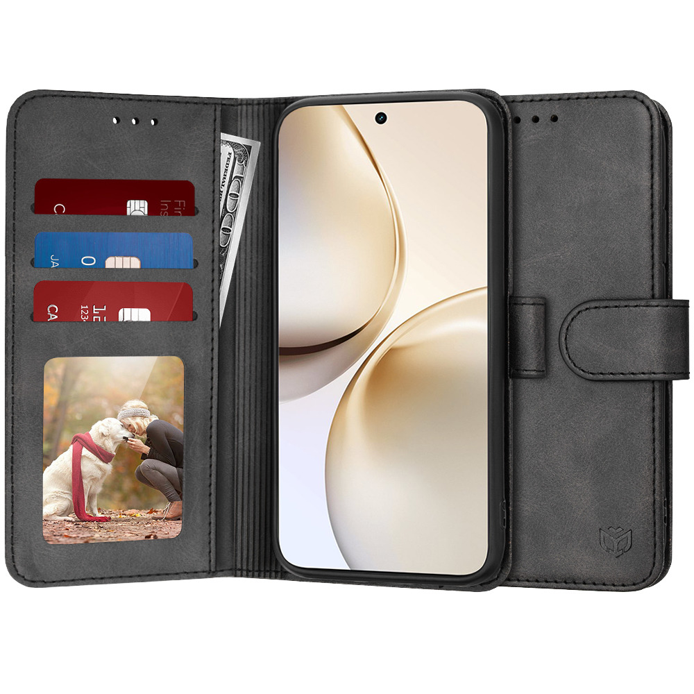 Калъф за Realme 14 Pro+ - Techsuit Diary Book - Черен