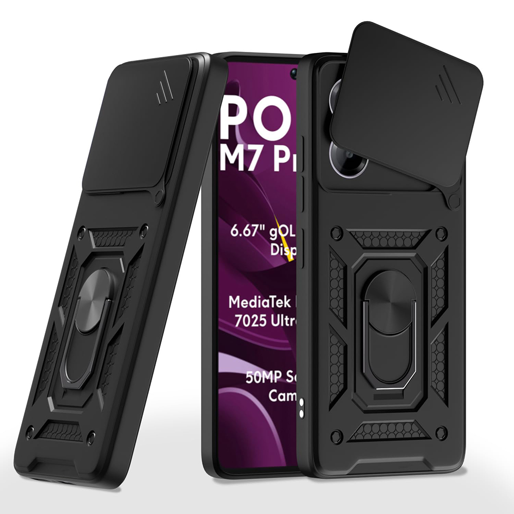 Калъф за Xiaomi Poco M7 Pro 5G - Techsuit CamShield Series - Черен