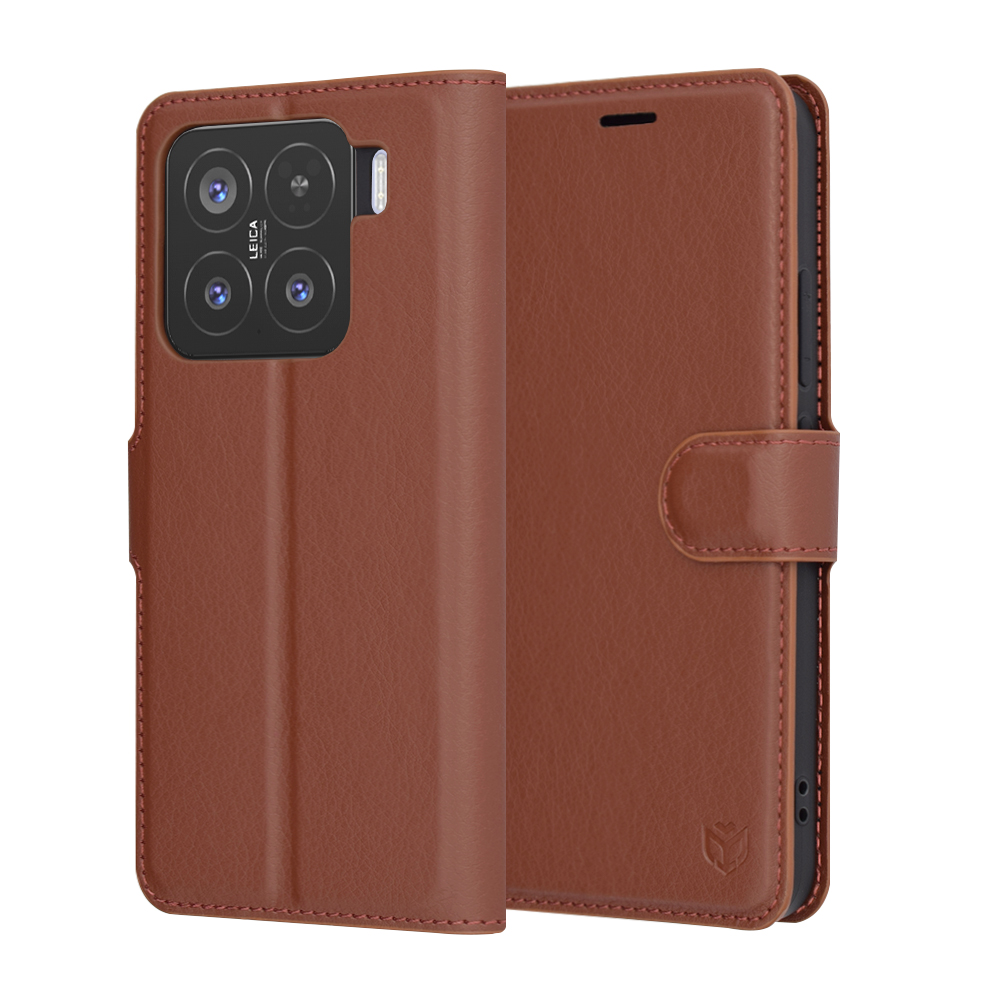 Калъф за Xiaomi 15 - Techsuit Leather Folio - Кафяв